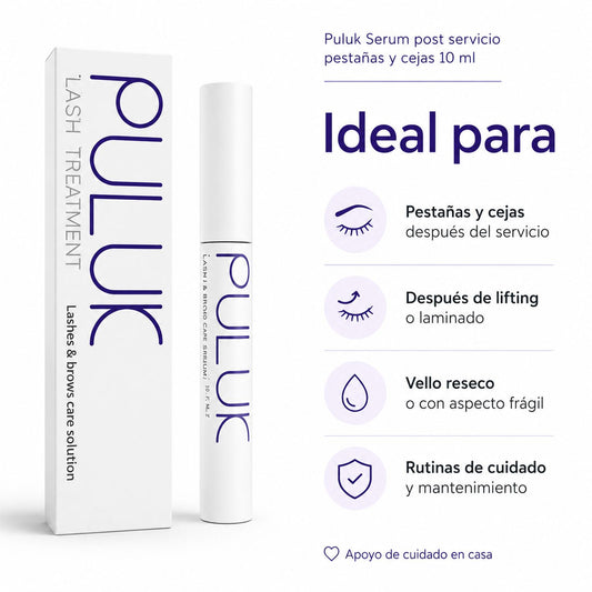 Puluk Serum post servicio pestañas y cejas 10 ml en San Isidro