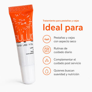 Puluk ToxTox Lash Vital 10 ml | Tratamiento para pestañas y cejas