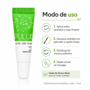 Puluk ToxTox Volume 10 ml | Tratamiento para pestañas y cejas