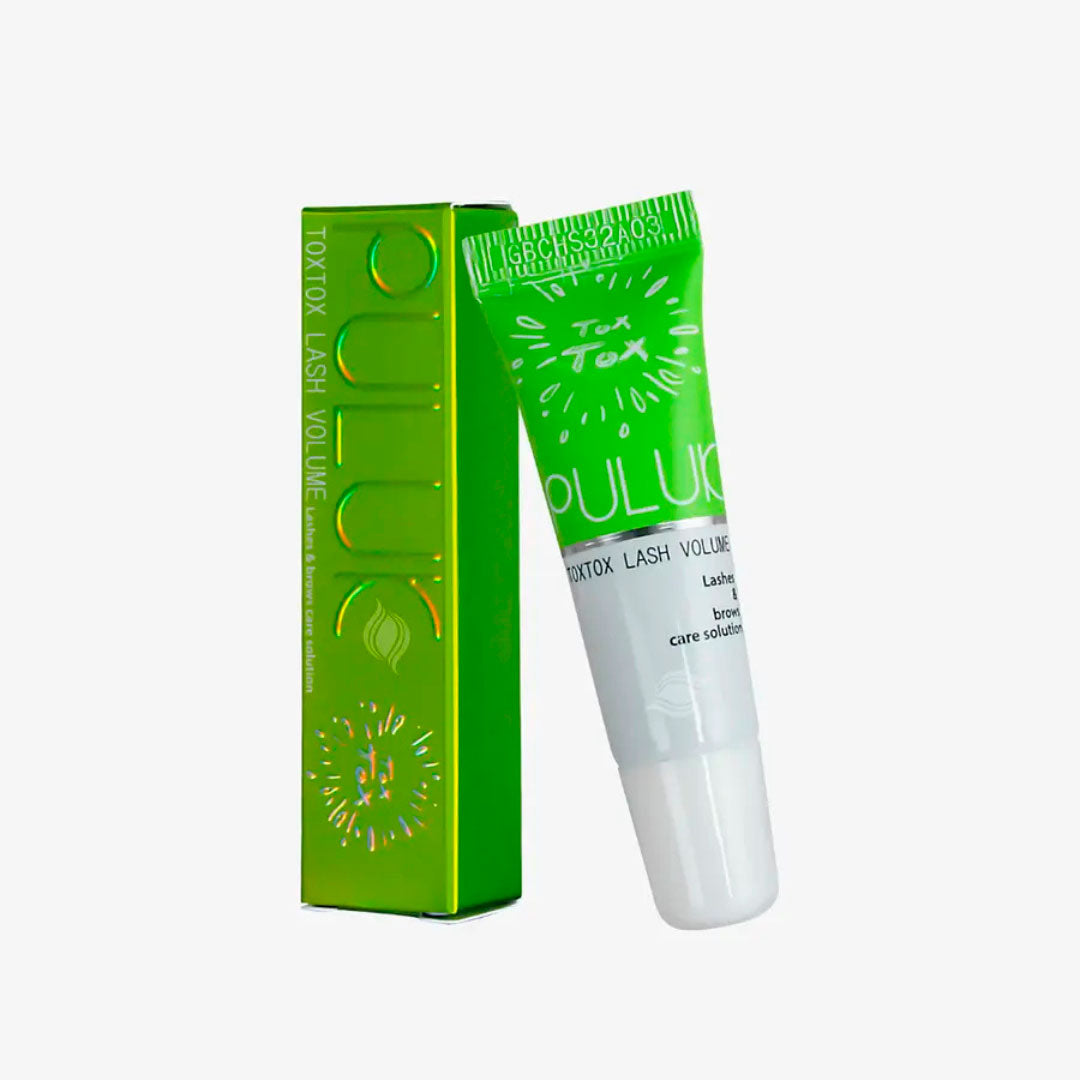 Puluk ToxTox Volume botox volumen para pestañas y cejas con caja verde, tratamiento post lifting y laminado en Wapas GCC