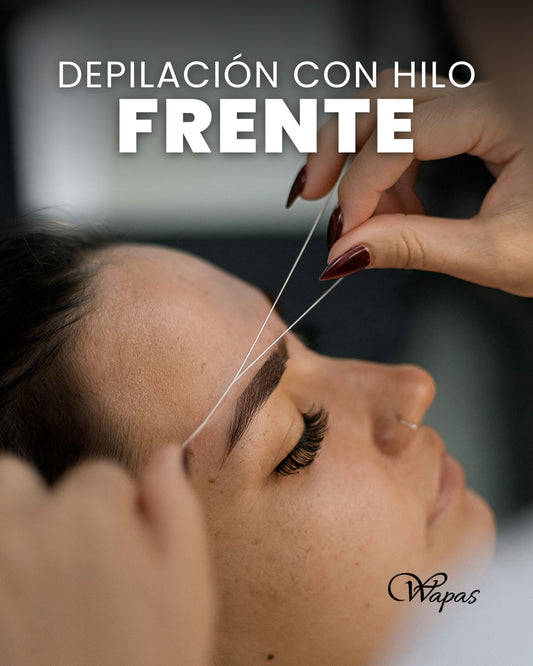 Depilación con hilo en frente Wapas Lima