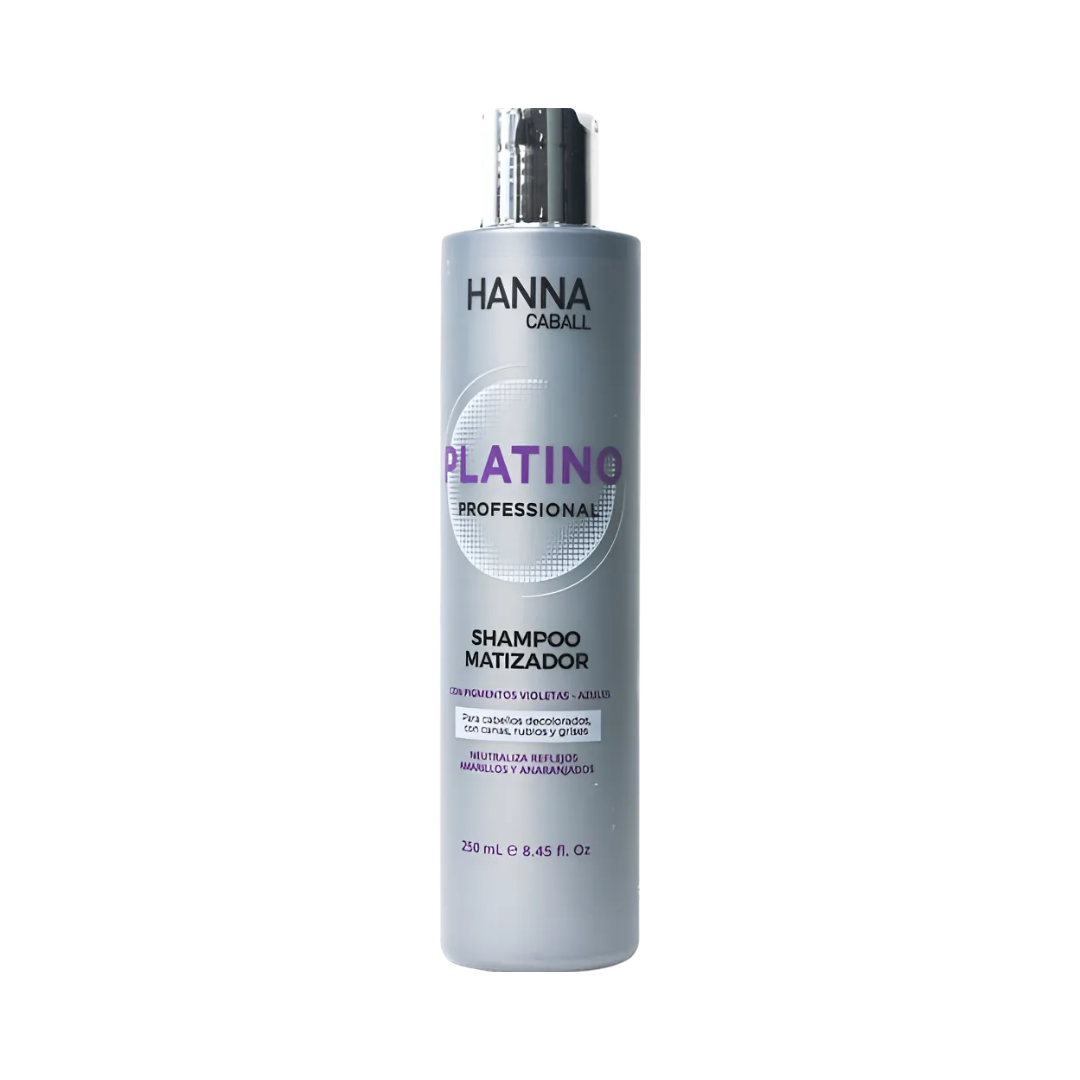 Hanna Caball Shampoo Platino Matizador 400 ml - Hanna Caball - producto disponible en Wapas San Isidro