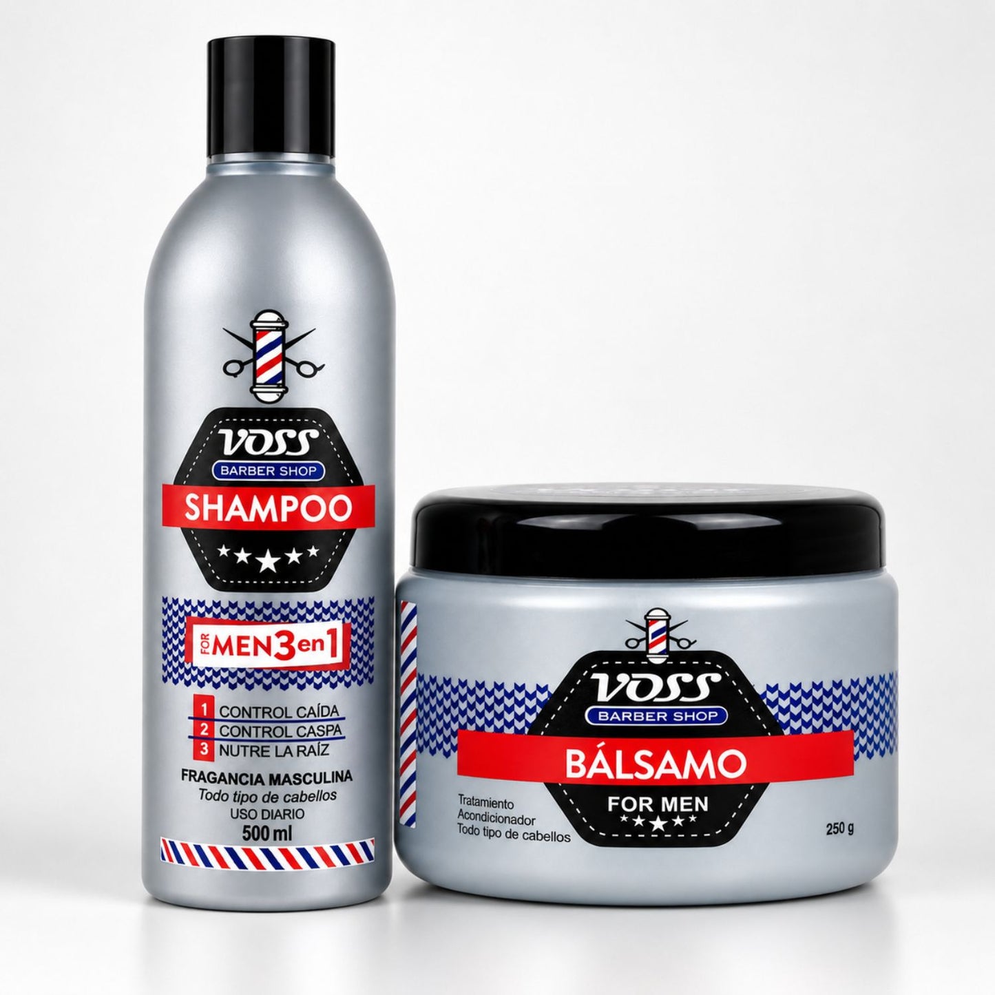 Voss Barber Shop Pack Hombre Básico 2 Pasos
